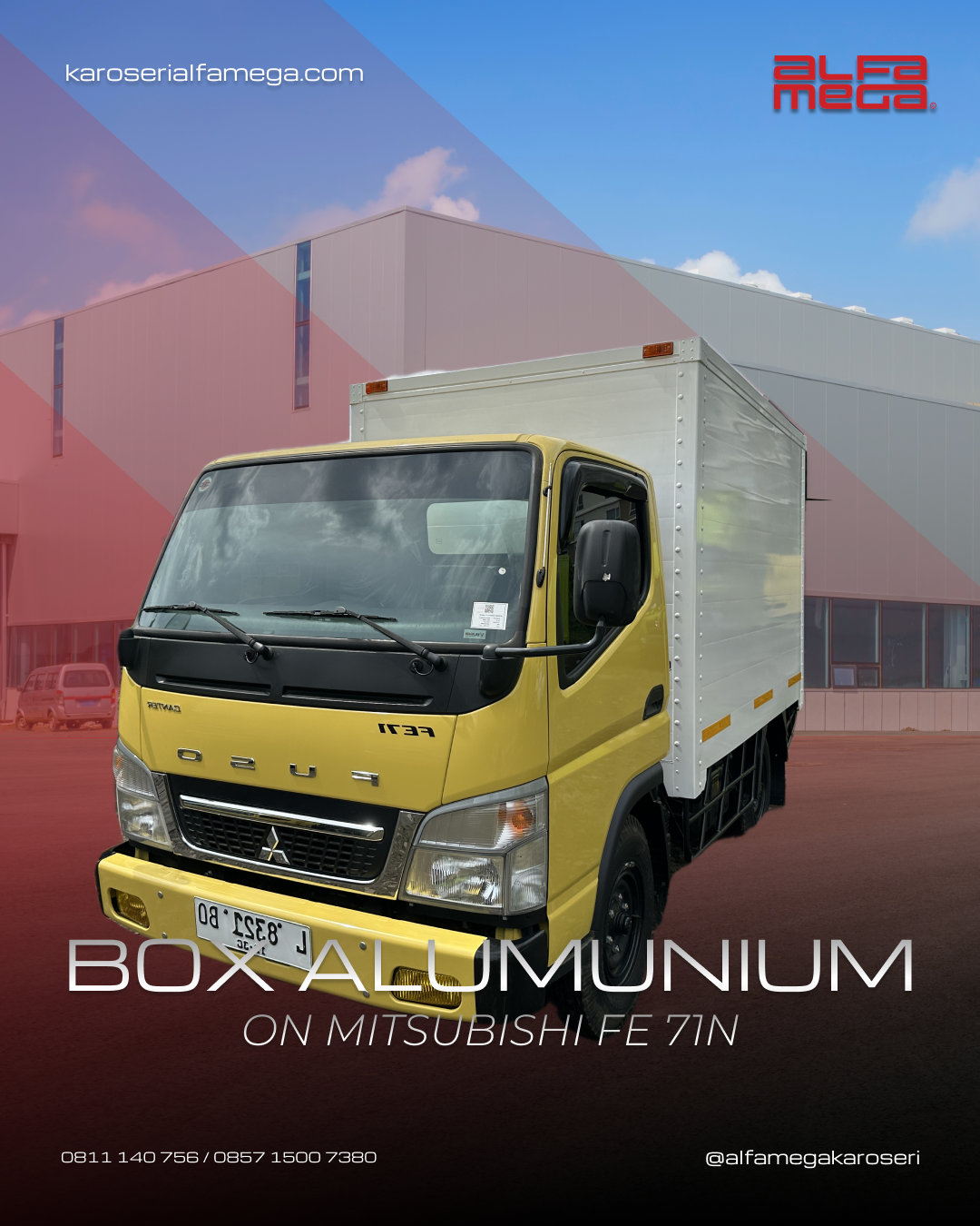 Galeri konstruksi box aluminium AME