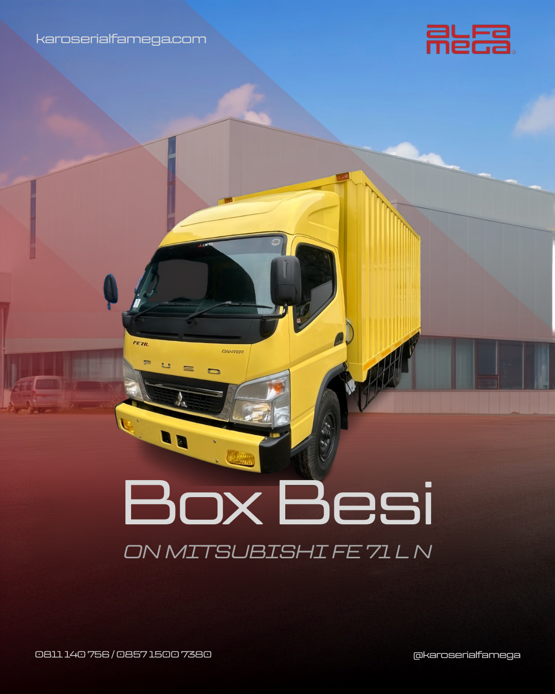 Galeri detail box besi AME