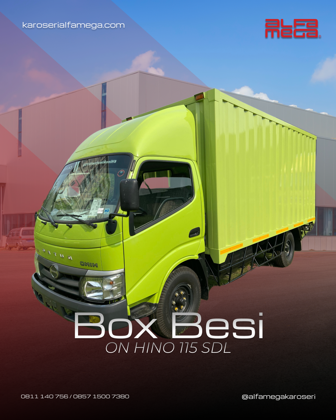 Galeri box galvanis AME sudut belakang